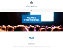 Tablet Screenshot of detroitfilmstudio.com